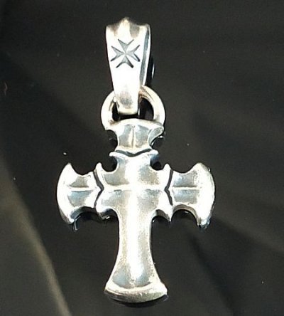 Photo2: 1/16 Battle-Ax Cross With H.W.O Pendant