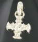 Photo3: 1/16 Battle-Ax Short Cross With H.W.O Pendant (Platinum Finish)