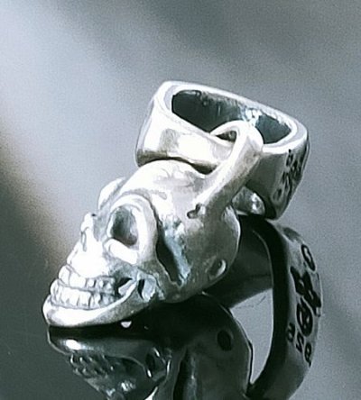 Photo2: Twelve Small Skull Pendant