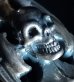 Photo10: Quarter Battle Ax On Skull With H.W.O Pendant