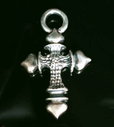 Photo1: Quarter FT Cross Pendant