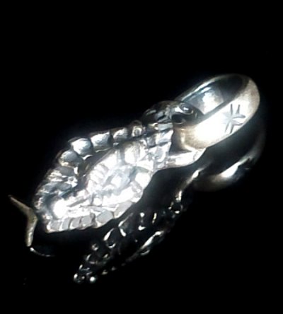 Photo2: Snake Head Pendant