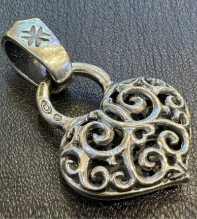 Photo1: 1/8 Both Side Heart Pendant