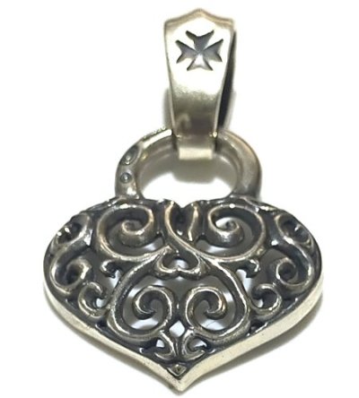 Photo2: 1/8 Heart Pendant