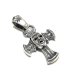 Photo6: 1/16 Face On Battle-Ax Cross With Classic H,W,O Pendant 