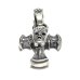 Photo3: 1/16 Face On Battle-Ax Cross With Classic H,W,O Pendant 