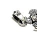 Photo12: 1/16 Face On Battle-Ax Cross With Classic H,W,O Pendant 