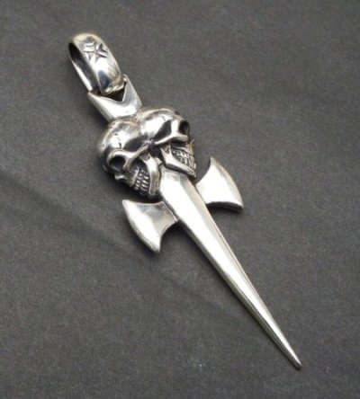 Photo3: Double Skull Dagger & H.W.O Pendant