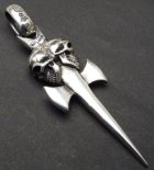 More Photo2: Double Skull Dagger & H.W.O Pendant