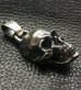 Photo6: Large skull  Pendant