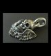 Photo4: Skull Wing Button Pendant (4)