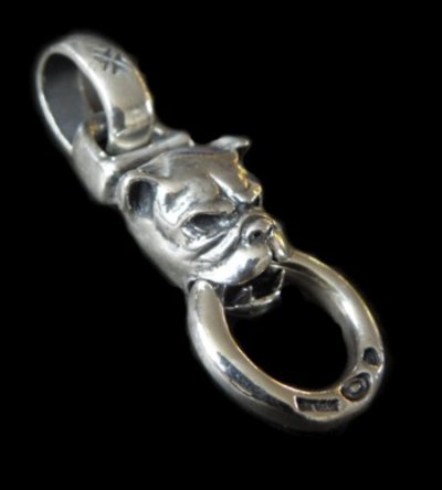 Photo1: Half Bulldog Pendant