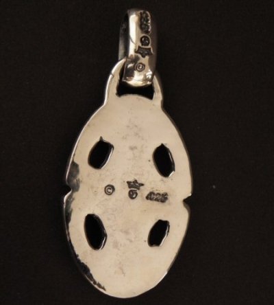 Photo5: Sculpted Oval With H.W.O Pendant