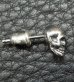 Photo4: T-bar skull pierce with G&Crown stamp