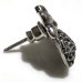 Photo4: Quarter Heart With 1/16 Gothic Flare Pierce