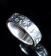 Photo4: Multi Stamp Flat Bar Ring (4)