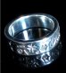Photo3: Multi Stamp Flat Bar Ring (3)