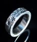 Photo1: Multi Stamp Flat Bar Ring (1)