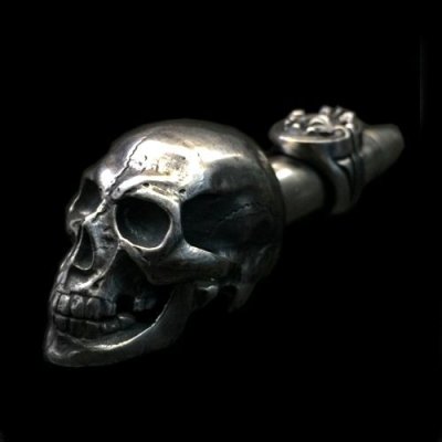 Photo1: Old Large Skull Ideal Smoke Pipe