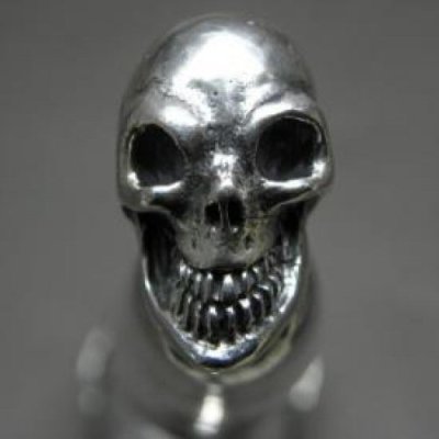 Photo2: Single Skull Smoke Pipe