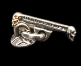 Gaboratory 18k Gold Skull On T-bar