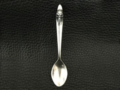 Photo2: Skull on Tea Spoon