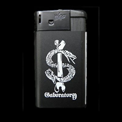 Photo1: Gaboratory Lighter (Snake Bone Design)