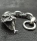 Photo10: Snake Head With Chiseled Anchor Chain & Smooth H.W.O Wallet Hanger