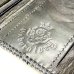 Photo13: Crocodile Flank Cross Inlay Elephant Wallet