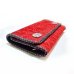 Photo5: Crocodile Flank Cross Inlay Elephant Wallet