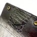 Photo12: Crocodile Flank Cross Inlay Elephant Wallet