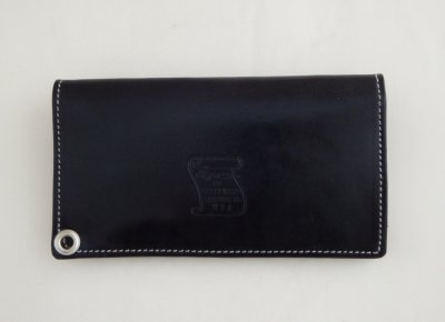 Photo2: G&Crown Long Wallet Early model (Black)