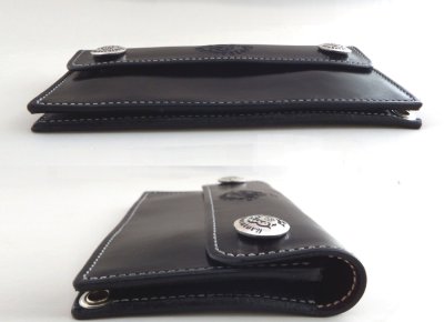 Photo5: G&Crown Long Wallet Early model (Black)