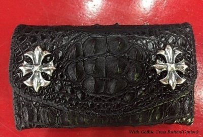 Photo4: Crocodile Head Long Wallet