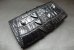 Photo5: Crocodile Doble Spine Tail All Gusset Wallet With Skull Button