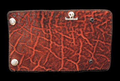 Photo1: Elephant Long Wallet (Bark Vintage)