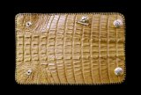 Crocodile Tail W-Spine Long Wallet