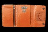 Frog G&Crown Liner Inlay Crocodile Head & Horn Back Long Wallet