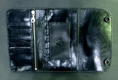 Photo2: Crocodile Horn Back Long Wallet