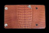 Crocodile Horn Back Long Wallet