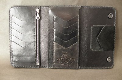 Photo2: Unborn Calf Long Wallet