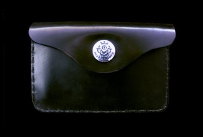 Photo1: Cordovan Short Wallet (Black)