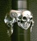 Photo20: Xconz collaboration 4 Face Skull Ring