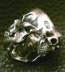 Photo11: Xconz collaboration 4 Face Skull Ring