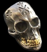 Xconz Collaboration 18k Gold Teeth Large Skull Ring 3rd generation