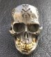 Photo2: Xconz Collaboration 18k Gold Teeth Large Skull Ring 3rd generation (2)