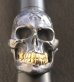 Photo7: Xconz Collaboration 18k Gold Teeth Large Skull Ring 3rd generation