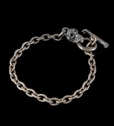 Quarter Skull Quarter Chain Bracelet