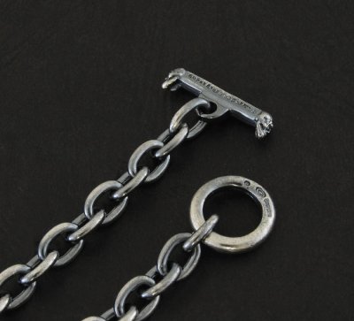 Photo4: 7Chain & Quarter T-bar Necklace