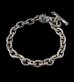 Photo1: Quarter Skull Half Chain Bracelet (1)